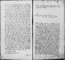 Zapis przenosu kwitacyjnego między Romualdem i Teresą z Karpiów Strutyńskimi a Benedyktem Karpiem
