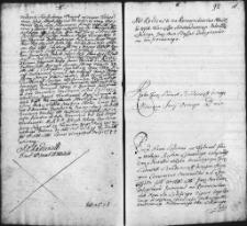 Zapis aktu kredensu na komornictwo lidzkie od Franciszka Alexandrowicza dla Eliasza Dobrzylewskiego