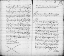Zapis listy prywatnego Michała Brzostowskiego do Kamińskiego