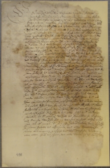 List Gabriela Faustusa do Waldemara Farensbacha, Revall 24 XII 1617 r.