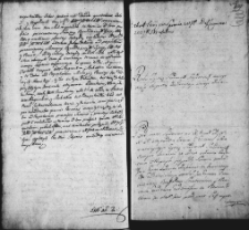Zapis dekretu w sprawie między Ludwikiem Daszkiewiczem a Franciszkiem Boufattem