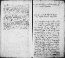 Zapis dekretu w sprawie między Józefem Onufrym i Ludwiką z Jeleńskich Kuleszami a Janem Eperyszem