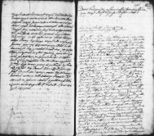 Zapis dekretu w sprawie między Franciszką Jeleńską a Józefem Kaszelewski