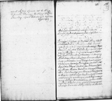 Zapis dekretu w sprawie między Janem, Franciszkiem iAnną z Woyewódzkich Komarami a Ignacym Wołowiczem