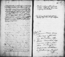 Zapis dekretu w sprawie między Ignacym i Konstancją Sylwestrowiczami a Franciszkiem Jaroszkiewiczem
