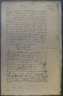List Andrzeja Leszczyńskiego do księdza Nieborowskiego, 1653 r.