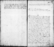 Zapis dekretu w sprawie między bazylianami klasztoru sierocińskiego a Janem Buynickim