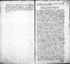 Zapis dekretu w sprawie między Marianną Karpiową a Dominikiem, Józefą i Benedyktem Muśnickimi