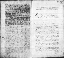 Zapis dekretu w sprawie między Ignacym i Eleonorą Korsakami a Antonim i Heleną Pakoszami