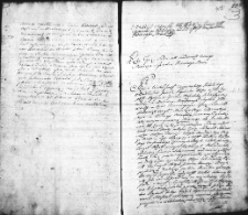 Zapis dekretu w sprawie między Osipowskim a Krystyną z Sapiehów Masalską