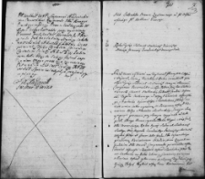 Zapis ekstraktu prawa zastawnego między Danielem Olszewskim a Kazimierzem Kołpem