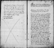 Zapis aktykacji dekretu w sprawie między Antonim Tyszkiewiczem a Stanisławem Kukiewiczem