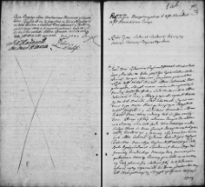 Zapis przyznania plenipotencji między Józefem i Ludwikiem Nowackimi a Michałem Nowackim