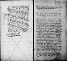 Zapis manifestu Hieronima i Barbary Zienkowiczów w sprawie z Heleną Jelską