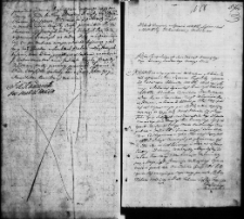 Zapis dekretu sprawie między Wiktorem i Katarzyną Żyżemskimi a Aleksandrem i Bogusławem Uzłowskimi i Władysławem i Robertem Włodzkami