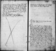 Zapis manifestu w sprawie między Ignacym Wiszniewskim a Dominikiem Walużewiczem