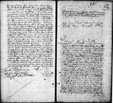 Zapis dekretu w sprawie między Michałem i Petronelą z Żyżemskich Osiecimskimi a Antonim Łappo