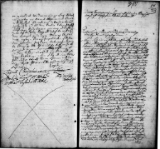 Zapis dekretu w sprawie między Franciszką z Kublickich Jelińską a Józefem Kuszelewskim