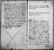 Zapis dekretu w sprawie między Aleksandrem Sumorokiem a Stanisławem i Franciszką z Szyszków Hłaskami