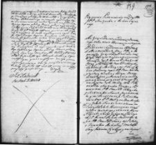 Zapis przyznania postanowienia między Romualdem Strutyńskim a Kazimierzem Rahozą