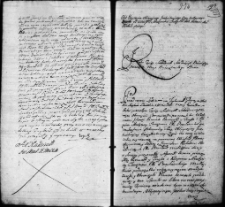 Zapis aktu przyznania obligacyjnego oraz zastawnego między Romualdem i Teresą z Karpiów Strutyńskimi a Kazimierzem i Heleną z Zaranków Rahozami