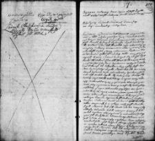 Zapis przyznania prawa zastawnego między Samuelem Bykowskim a Piotrem i Teresą z Komarów Siellewcami