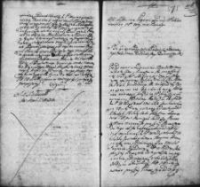 Zapis listu na przyznanie między Krzysztofem Łazarewiczem a Władysławem Jasienieckim