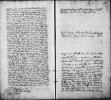 Zapis dekretu w sprawie między Aleksandrem Wolańskim a Antonim Dłuskim