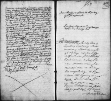 Zapis dekretu w sprawie między Michałem i Elżbietą Łopattami a Mateuszem Januszewiczem