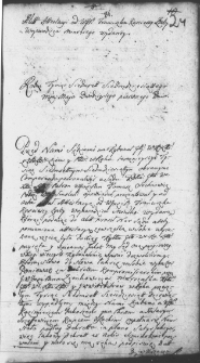 Zapis aktu attestacji od Franciszka Żaby