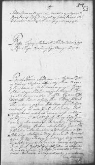 Akt listu na przyznanie zapisu w sprawie między Zofią Gąsowską a Michałem i Gertrudą z Korsaków Sokołowskimi