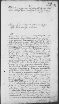Akt listu na przyznanie między Stanisławem i Antoniną z Żebrowskich Odyńcami a Ignacym Moniuszko
