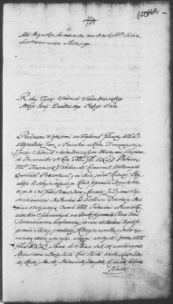 Zapis przywileju króla Augusta III dla Jana i Kornelii Siestrzańcewiczów