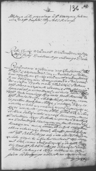 Aktykacja listu prywatnego od Wawrzyńca Jachimowicza do Boufata