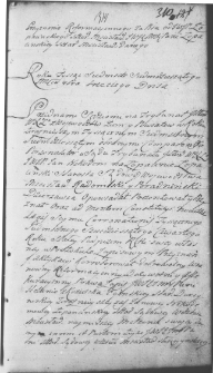 Przyznanie reformacyjnego zapisu między Janem Nikodemem Łopacińskim a Heleną Łopacińską