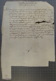 List Andrzeja Leszczyńskiego do NN, 14 IV 1654 r.
