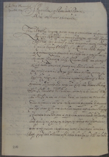 List Andrzeja Leszczyńskiego do biskupa warmińskiego [Wacława Leszczyńskiego], 29 V 1654 r.