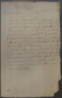 List Andrzeja Leszczyńskiego do NN księcia, bdd. i m. 1654 r.
