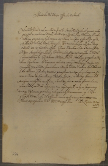 List Andrzeja Leszczyńskiego do oficjała wolborskiego, 13 V 1653 r.