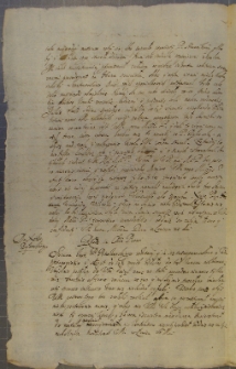 List Andrzeja Leszczyńskiego do księdza Bykowskiego, Łowicz 26 V 1654 r.