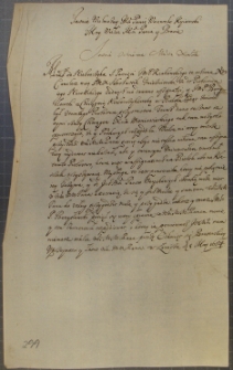 List Andrzeja Leszczyńskiego do Stanisława Potockiego, 8 V 1654 r.