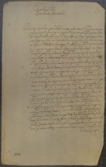 List Andrzeja Leszczyńskiego do NN, Skierniewice 13 VI 1653 r.