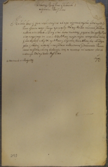 List Andrzeja Leszczyńskiego do Pana Chełmińskiego, Warszawa 27 III 1654 r.