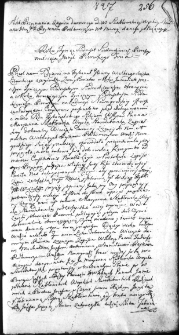 Akt przyznania zapisu darowizny między Marianną Szabłowską a Reytenem