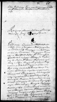 Akt prawa sprzedaży oraz wlewkowego zapisu między Franciszkiem Bartoszewiczem a Janem Dziedzkiewiczem