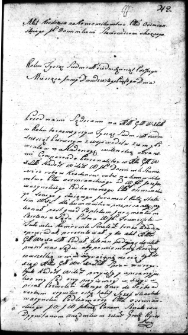 Akt kredensu na urząd komornika oszmiańskiego dla Dominika Staniewicza