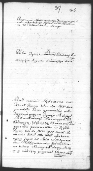 Przyznanie asekuracyjnego donacyjnego oraz wlewkowego zapisu między Pawłem Staniewiczem a Ignacym Wincentym Chełchowskim