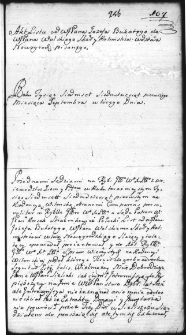 Akt listu od Józefa Bukatego do Wolskiego