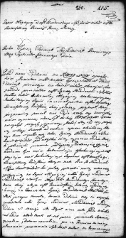 Zapis obligacyjny między Ignacym Horodeńskim a Anastazją Rozenfeltową
