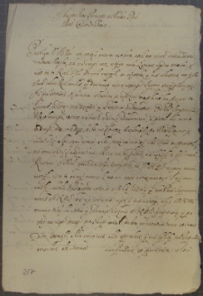 List Andrzeja Leszczyńskiego do NN księcia wraz z responsem, bd. i m. [1654 r.]